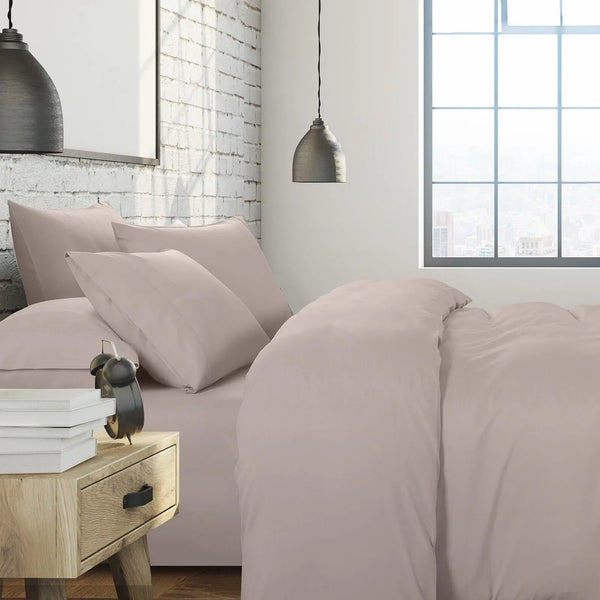 1500 Thread Count 6 Piece Combo And 2 Pack Duck Feather Down Pillows Bedding Set Stone Queen Deals499