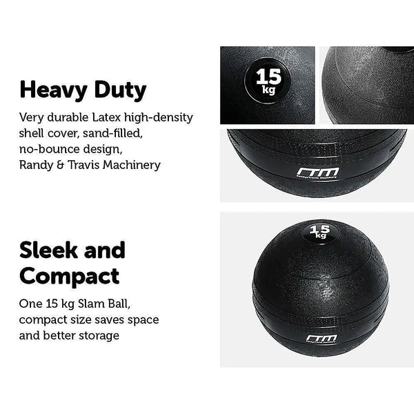 15kg Slam Ball No Bounce Crossfit Fitness MMA Boxing BootCamp Deals499