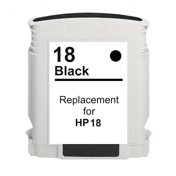 18 #18 Black High Capacity Remanufactured Inkjet Cartridge HP