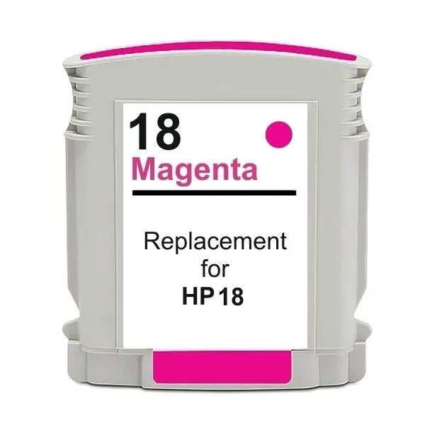 18 #18 Magenta High Capacity Remanufactured Inkjet Cartridge HP