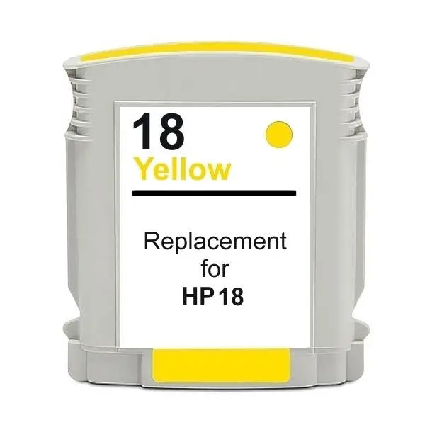 18 #18 Yellow High Capacity Remanufactured Inkjet Cartridge HP