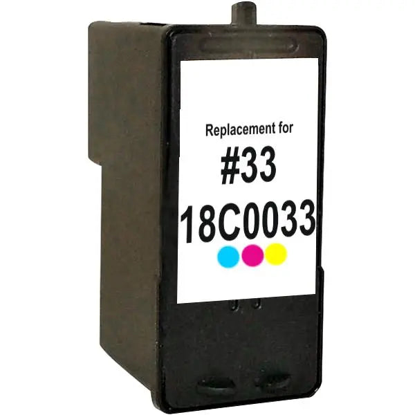 18C0033 /  no.33  Remanufactured Inkjet Cartridge LEXMARK