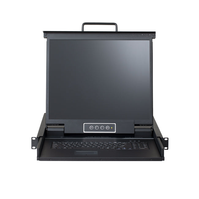 KVM 1RU Rackmount Console w/ 19" Monitor: 1-Port VGA Deals499