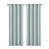 2x Blockout Curtains Panels 3 Layers Eyelet Room Darkening 140x230cm Green Deals499