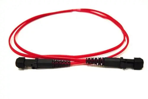 1m MTRJ-MTRJ OM1 Multimode Fibre Optic Duplex LSZH Patch Lead : 2mm Oversleeving | RED Deals499