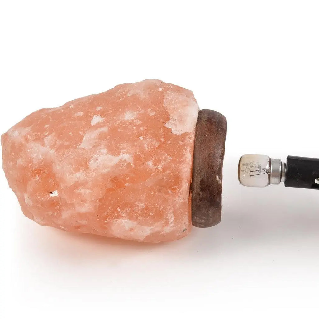 2 Pcs 3-5 kg Himalayan Salt Lamp Rock Crystal Natural Light Dimmer Switch Deals499