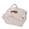 2 Person Picnic Basket Baskets Set Outdoor Blanket Deluxe Wicker Gift Storage Deals499