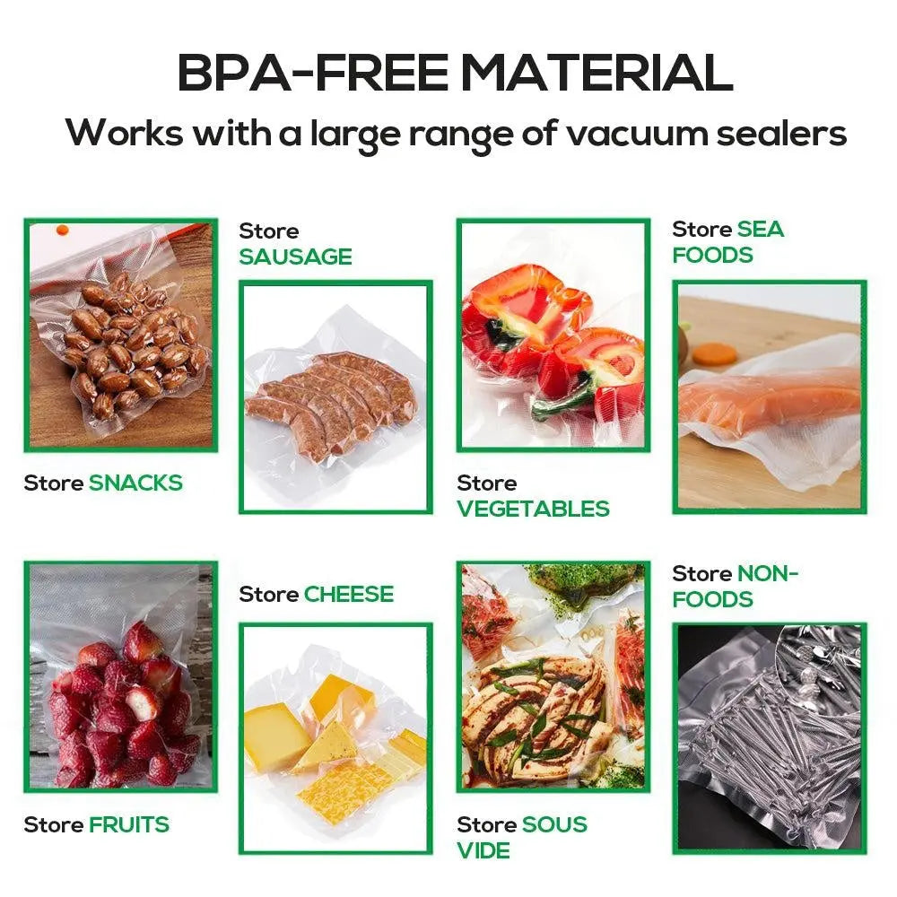 2 Rolls Vacuum Food Sealer Seal Bags Rolls Saver Storage Commercial Grade 22cm Deals499