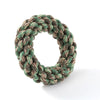 2 x Dog Toy Cotton Rope Braided Ring Pet Toy Chew Rope Play Dental Deals499