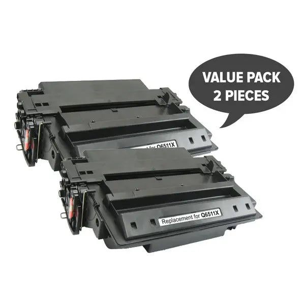 2 x Q6511X HP #11X  Premium Generic Toner Toner HP