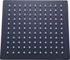 200mm Shower Head Square 304SS Electroplated Matte Black Finish Deals499