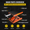 205KG Motorcycle Motorbike Lift Jack Motorcycle Stand Hoist Repair Work Bench from Deals499 at Deals499