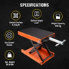 205KG Motorcycle Motorbike Lift Jack Motorcycle Stand Hoist Repair Work Bench from Deals499 at Deals499
