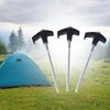 20Pcs Tent Pegs Heavy Duty Screw Steel In Ground Camping Stakes Outdoor Canopy Deals499
