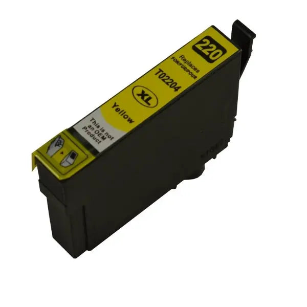 220YXL Yellow Premium Compatible Inkjet Cartridge EPSON