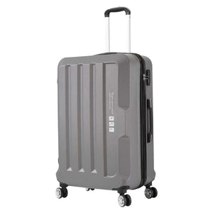 24" Check In Luggage Hard side Lightweight Travel Cabin Suitcase TSA Lock Grey Deals499