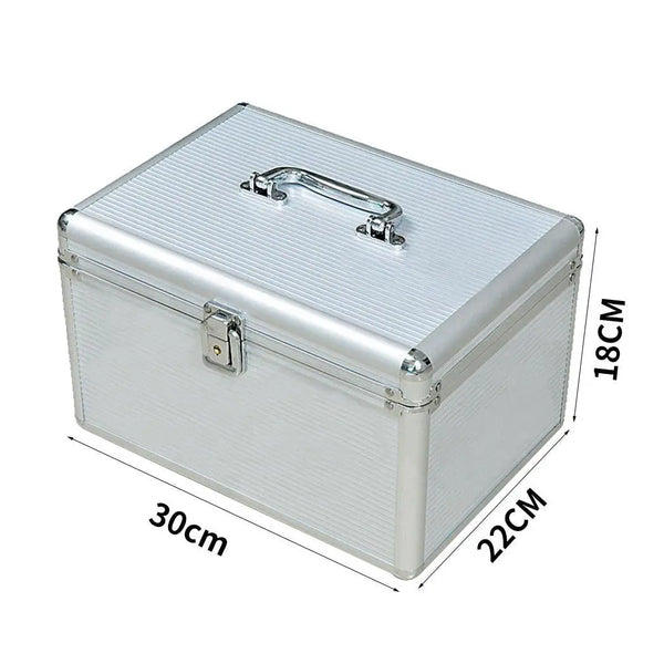 240 Discs Aluminium CD DVD Cases Bluray Lock Storage Box Organizer Free Inserts Deals499