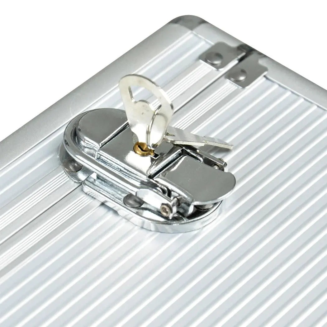 240 Discs Aluminium CD DVD Cases Bluray Lock Storage Box Organizer Free Inserts Deals499