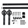 2M Antique Classic Style Single Sliding Barn Door Hardware Track Roller Kit Deals499
