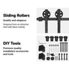 2M Big Spoke Wheel Sliding Barn Door Hardware Deals499