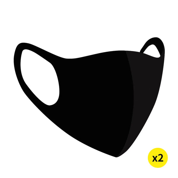 2Pcs Reusable Face Mask Washable Outdoor Respirator Mouth Cover Adult Deals499