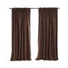2X Blockout Curtains Curtain Blackout Bedroom 240cm x 230cm Stone Deals499