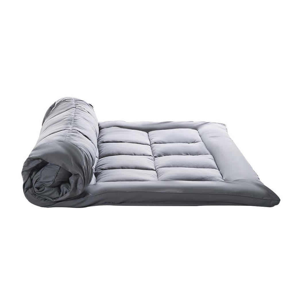 Dreamz Mattress Topper Bamboo Fibre Luxury Pillowtop Mat Protector Cover King Deals499