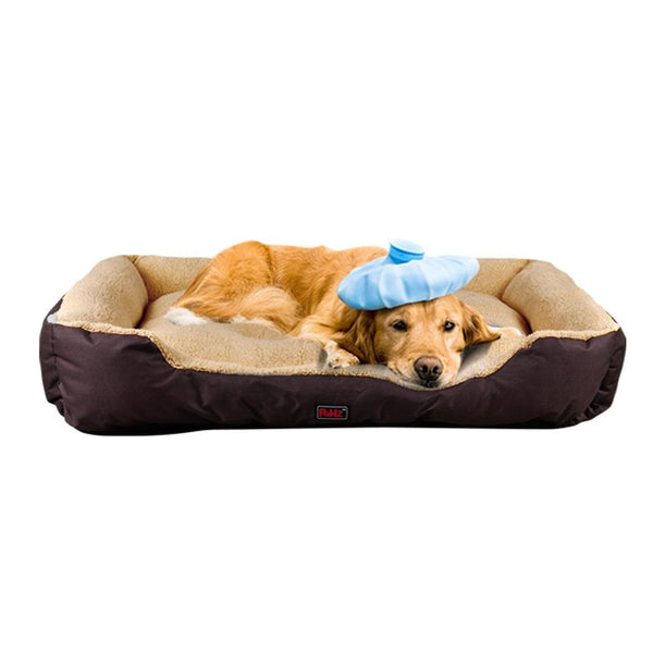 PaWz Pet Bed Mattress Dog Cat Pad Mat Cushion Soft Winter Warm Large Brown Deals499