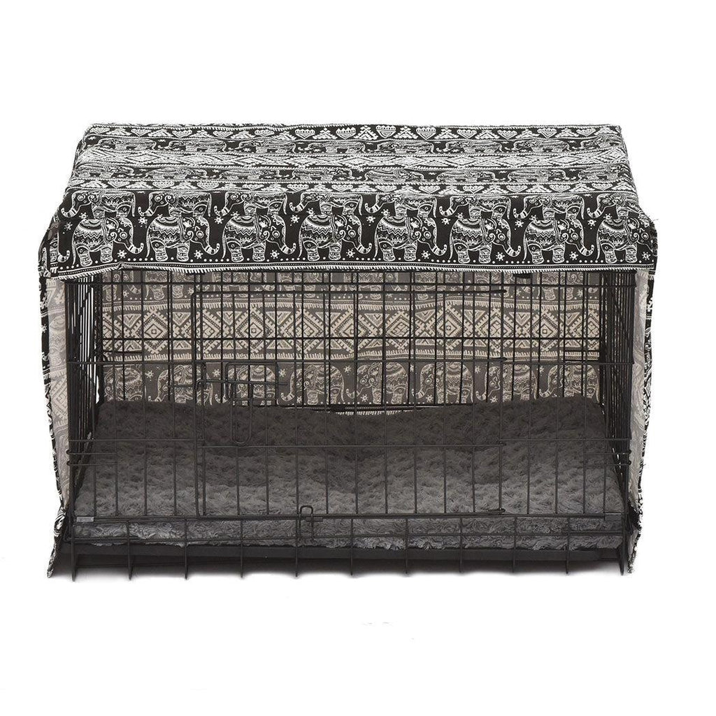 PaWz Pet Dog Cage Crate Metal Carrier Portable Kennel With Bed Cover 36" Deals499