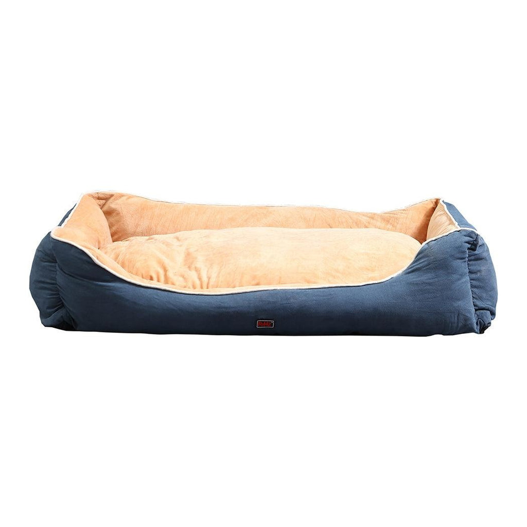 PaWz Pet Bed Mattress Dog Cat Pad Mat Puppy Cushion Soft Warm Washable L Blue Deals499