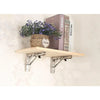 2x 10" Stainless Steel Folding Table Bracket Shelf Bench 50kg Load Heavy Duty Deals499