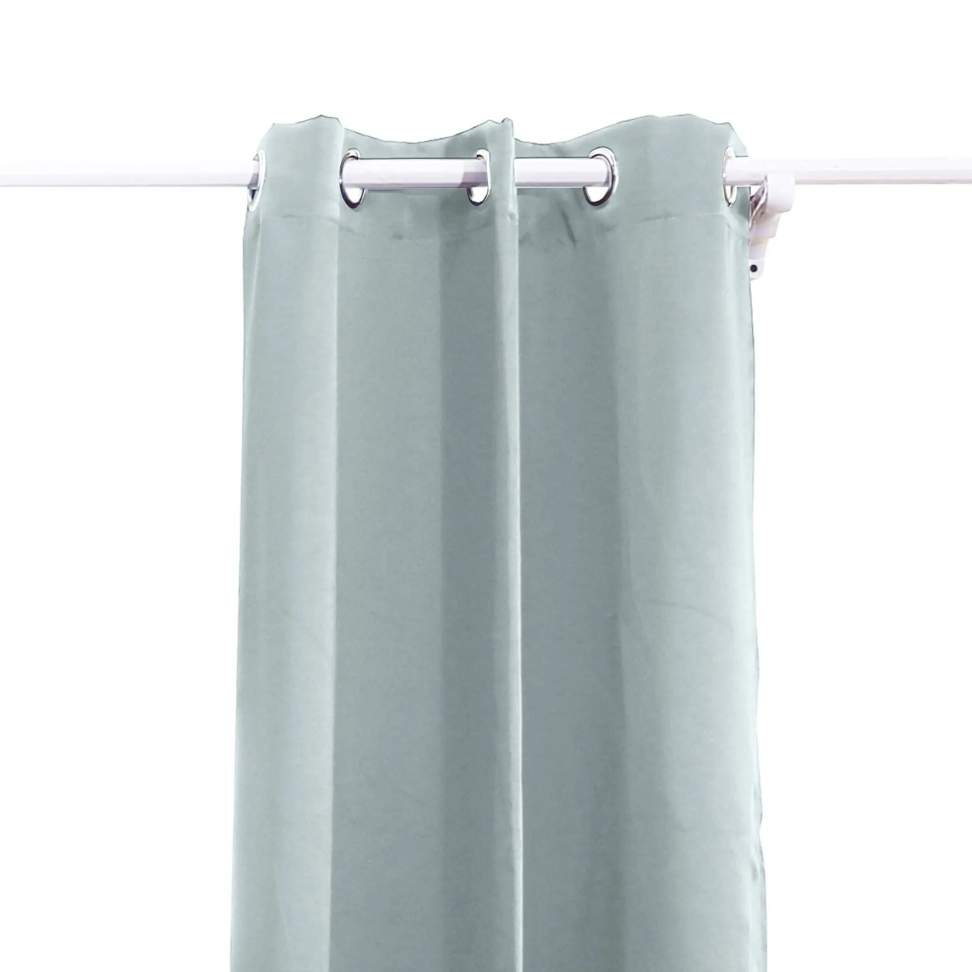 2x Blockout Curtains Panels 3 Layers Eyelet Room Darkening 140x230cm Green Deals499