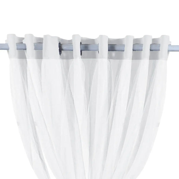 2x Blockout Curtains Panels 3 Layers with Gauze Room Darkening 300x230cm Grey Deals499
