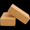 2x ECO-Friendly Cork Yoga Block Organic Yoga Prop Accessory Exercise Brick Deals499