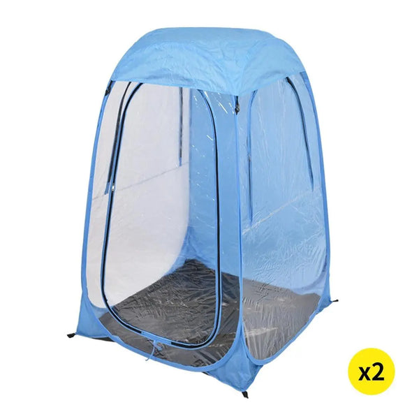 2x Mountview Pop Up Tent Camping Weather Tents Outdoor Portable Shelter Shade Deals499
