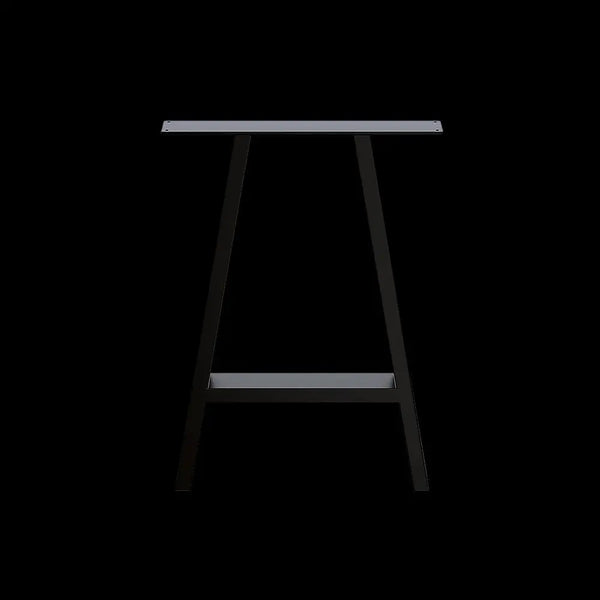 2x Rustic Dining Table Legs Steel Industrial Vintage 71cm - Black Deals499