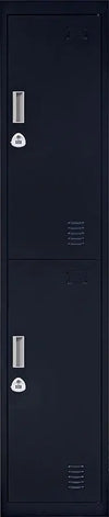 3-Digit Combination Lock 2-Door Vertical Locker for Office Gym Shed School Home Storage Black Deals499