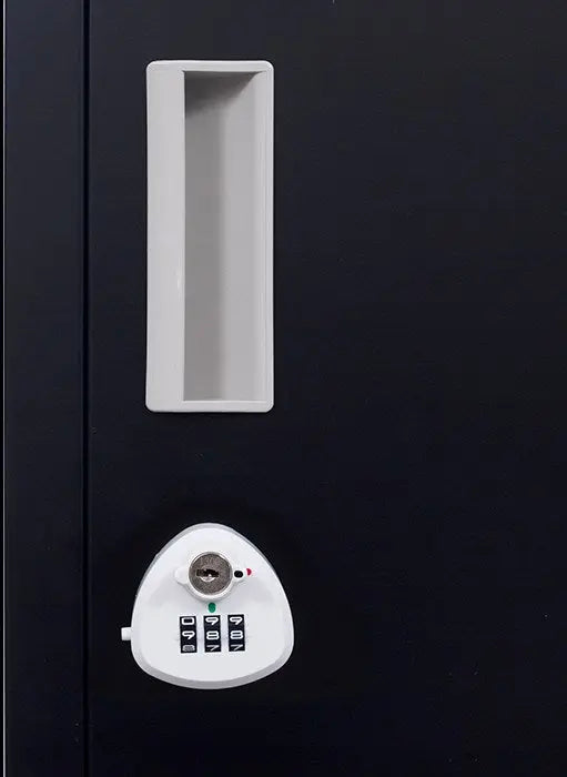 3-Digit Combination Lock One-Door Office Gym Shed Clothing Locker Cabinet Black Deals499