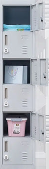 3-digit Combination Lock 6-Door Locker for Office Gym Shed School Home Storage Grey Deals499