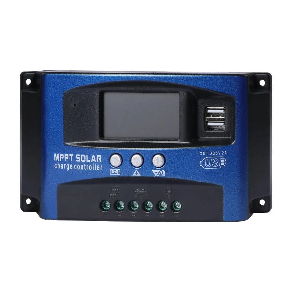 30A Solar Panel Charge Controller 12V 24V Regulator Auto Dual USB Mppt Battery Deals499