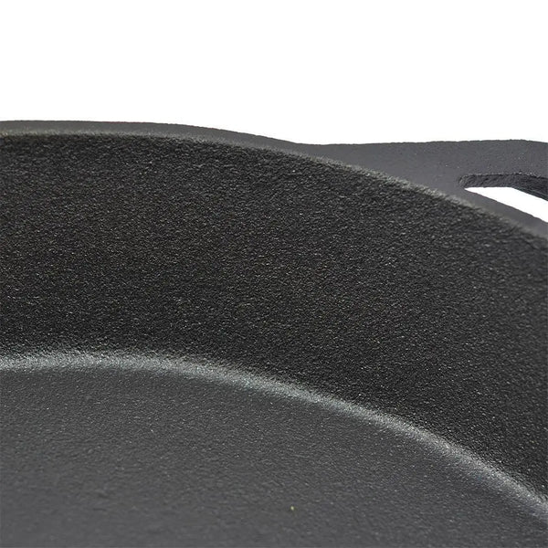 30cm Cast Iron Skillet / Fry Pan 12 Inch Pre Seasoned Oven Safe Cooktop & BBQ Deals499