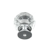 30mm 10Pack Clear Crystal Glass Door Pull Knobs Knob Drawer Handle Cabinet +Screw Deals499