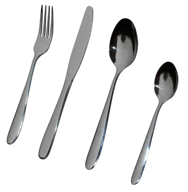 32 Piece Stainless Steel Cutlery Set Knives Fork Spoon Teaspoon Deals499
