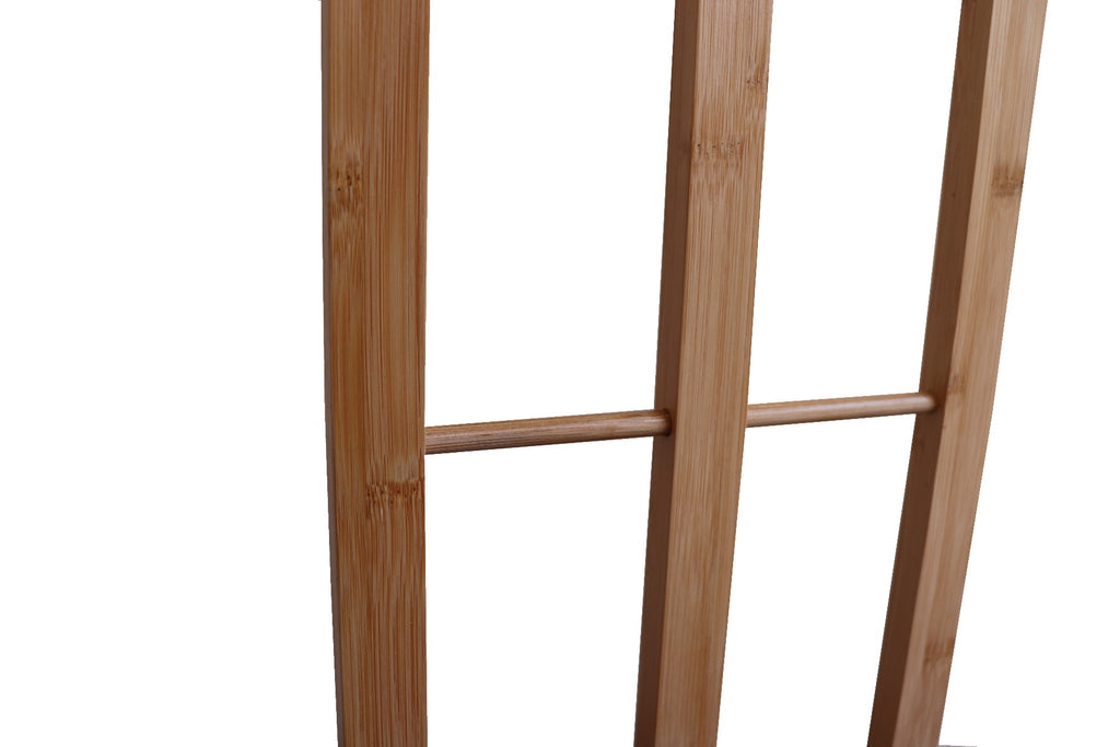 CARLA HOME Bamboo Towel Bar Metal Holder Rack 3-Tier Freestanding for Bathroom and Bedroom Deals499
