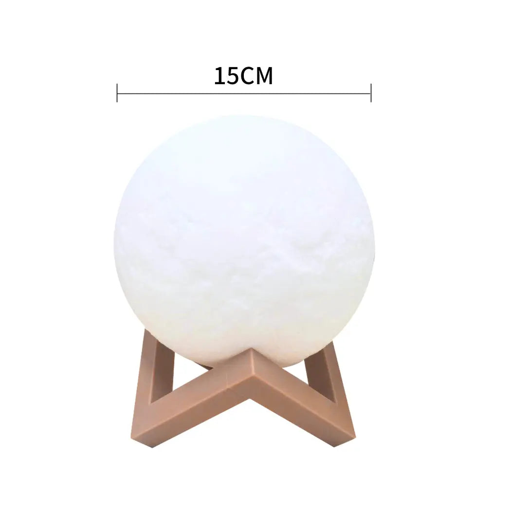 3D Magical Moon Lamp USB LED Night Light Moonlight Touch Sensor 15cm Diameter Deals499