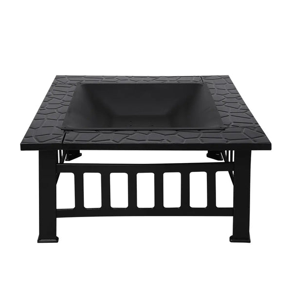 3IN1 Fire Pit BBQ Grill Pits Outdoor Patio Garden Heater Fireplace BBQS Grills Deals499