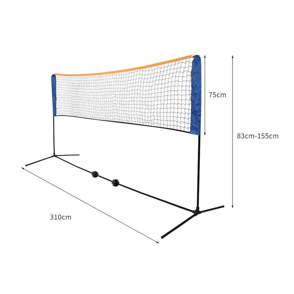 3M Badminton Volleyball Tennis Net Portable Sports Set Stand Beach Backyards Deals499