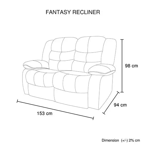 3+2+1 Seater Recliner Sofa In Faux Leather Lounge Couch in Brown Deals499