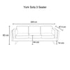 3+2+1 Seater Sofa Brown Leather Lounge Set for Living Room Couch with Wooden Frame Deals499