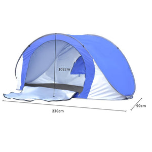 Mountview Pop Up Tent Beach Camping Tents 2-3 Person Hiking Portable Shelter Deals499